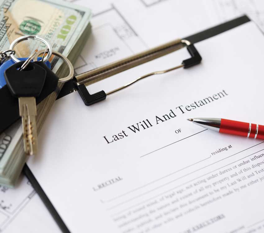 last will and testament paper