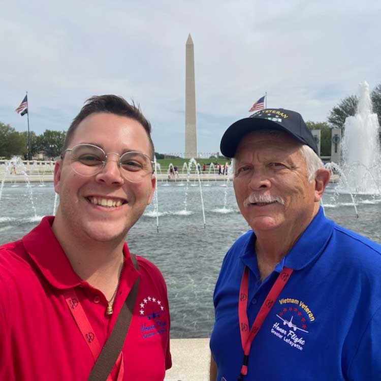 ALA staff member Clay Wright and grandpa