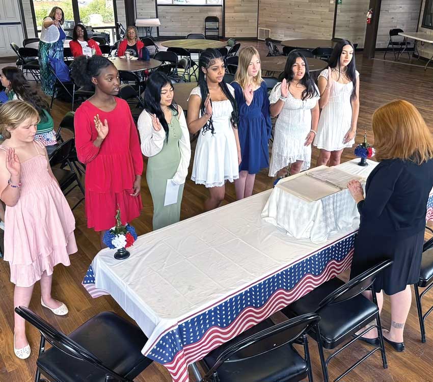 girls at the California leadership conference